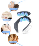 DAMAX-A Upgrade Intelligent Heat Neck Shoulder Massager 6 Electrode Plates 4 Modes Electric Pulse 15 Gears