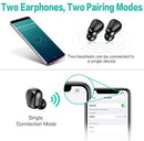 True Wireless Stereo Bluetooth Headset Headphones V4.1 Noise Cancelling In Ear Earphones with Mic and Charging Box