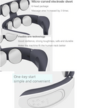 DAMAX-A Upgrade Intelligent Heat Neck Shoulder Massager 6 Electrode Plates 4 Modes Electric Pulse 15 Gears