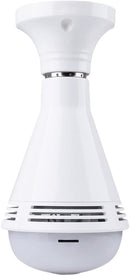 DAMAX-A 360°Wide Angle Fisheye WiFi 3 IN 1 Hidden Bulb LED Light 1080P HD Indoor Security IP Camera