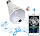 DAMAX-A 360°Wide Angle Fisheye WiFi 3 IN 1 Hidden Bulb LED Light 1080P HD Indoor Security IP Camera