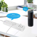 DAMAX-A Smart WiFi Power Strip APP Voice Individual Control Home Assistant 3 AC 6 USB Extension Lead