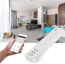 DAMAX-A Smart WiFi Power Strip APP Voice Individual Control Home Assistant 3 AC 6 USB Extension Lead